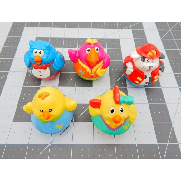 Hasbro Playskool Weebles Wobble Dressed Birds Fireman Dalmatian 2003 - Picture 2 of 13